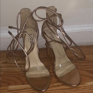 Rose gold heels